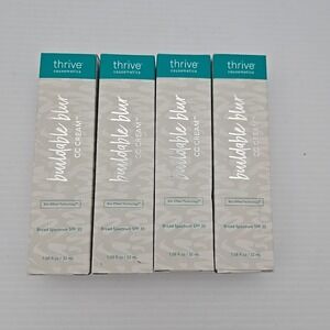 Thrive Causemetics Blur Effect Broad Spectrum Cream SPF 35 Medium Cool (Lot Of 4